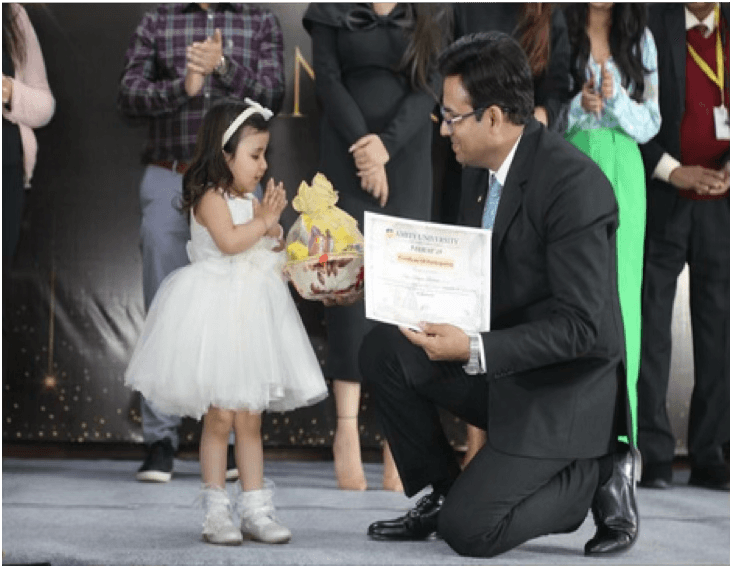 Dr Ajay Rana at a prestigious academic awards gala